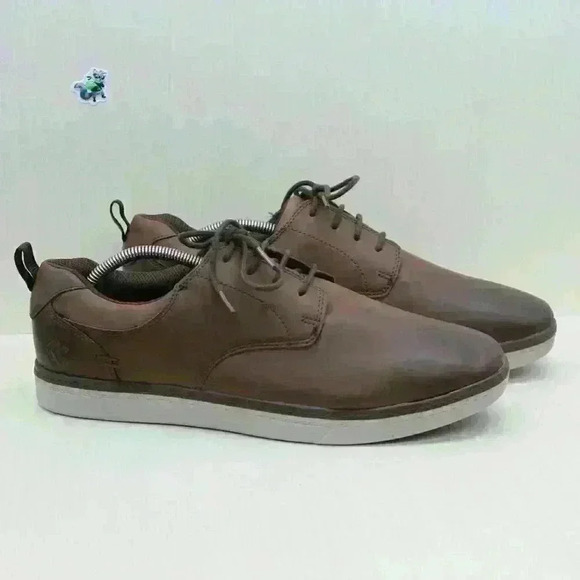 Dr Scholls' Men's Brown Leather Gel Cushion Oxfords Lace Up Shoes Size US 12 - Picture 2 of 11